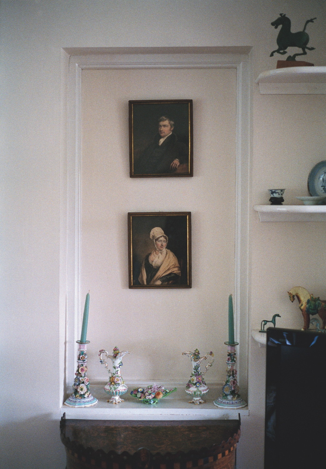 John and Elizabeth Gurney in the sitting room